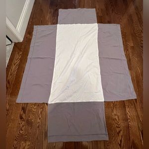 Restoration Hardware RH Baby & Child Crib Skirt PURPLE WOOL in great condition!